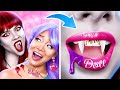 From Doll to Vampire for My Crush 🧛‍♀️ Crazy Doll Hacks! Extreme Makeover with TikTok Gadgets