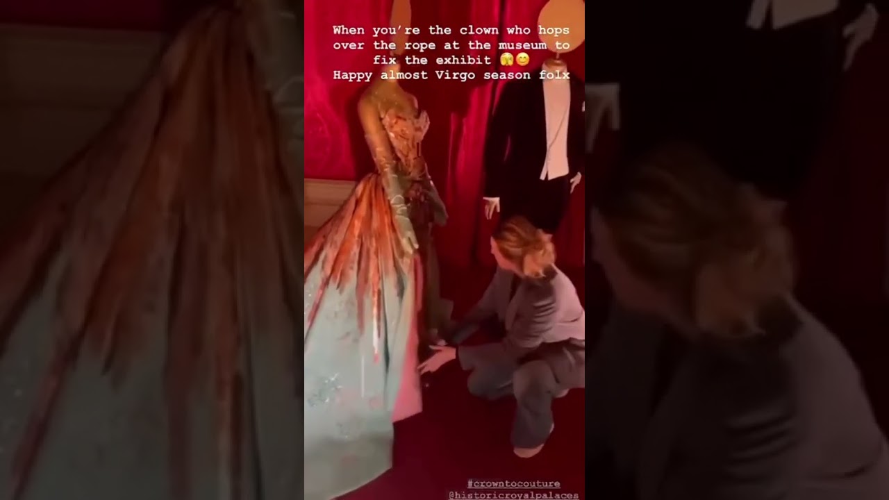 Blake Lively Hops Over Rope At Kensington Palace Exhibit To Fix Her Met Gala  Dress