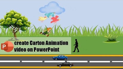 Create Cartoon Animation video on PowerPoint| Make carton Animation scene in PowerPoint