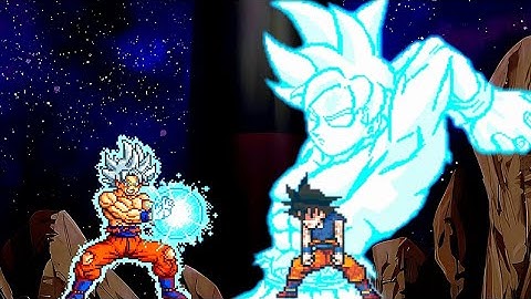 Son Goku DBS V7 OP (all form) VS Manga Goku UI V3 OP in Jump Force Mugen