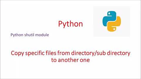 Python shutil || Copy specific file formats from directory and sub directories || for loop ||