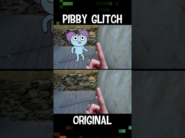 Corrupted Cuphead is Chasing Pibby SIDE-BY-SIDE COMPARISON (Darkness Takeover In Real Life) class=