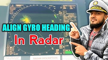 How to align Gyro heading in Radar?