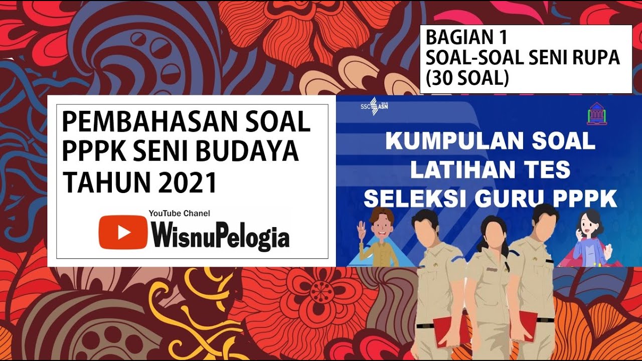 Soal Tes PPPK 2021 Seni Budaya materi seni rupa - YouTube