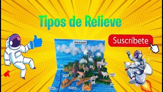 Maqueta tipos de relieve paso a paso muy fácil de hacer/Como hacer MAQUETA del RELIEVE