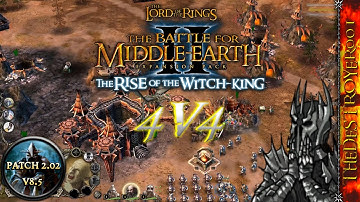 Who Needs A Face Full Of Head? | 4V4 | LotR BFME2 RotWK 2.02