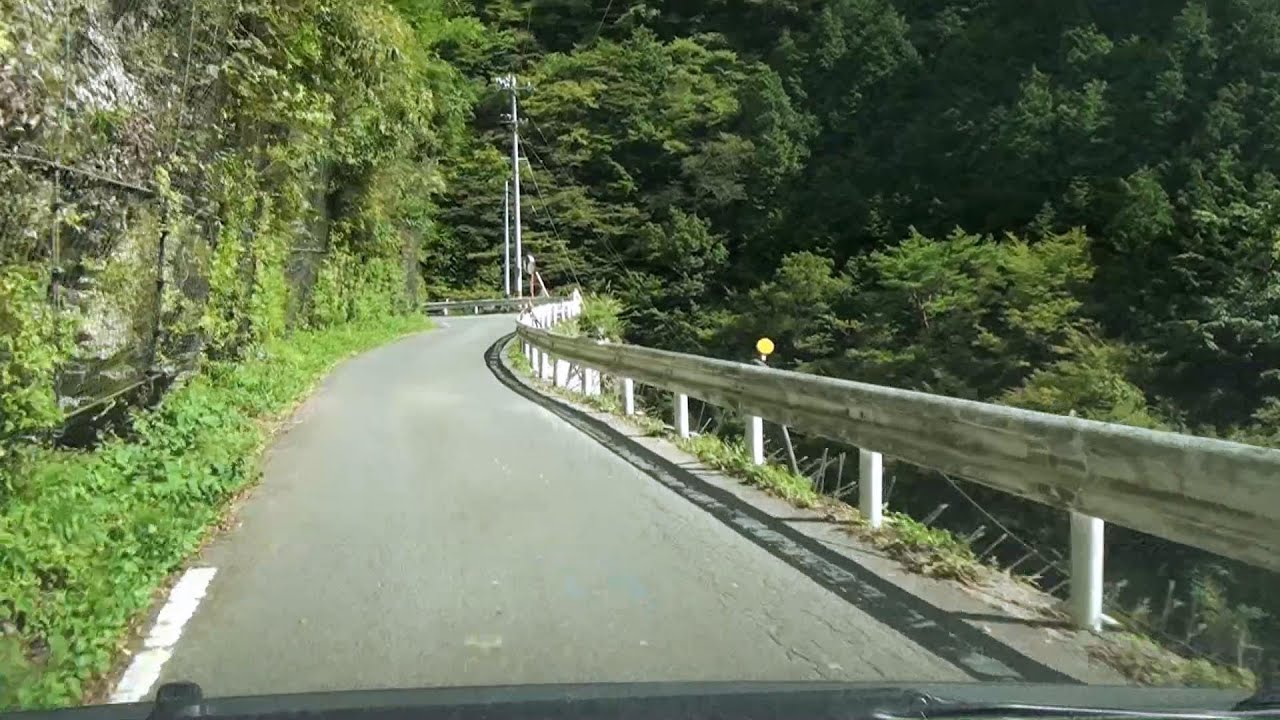 愛媛県道47号&6号等　その2　愛媛県新居浜市・別子山→四国中央市・三島　　大永山トンネル→別子山→国道319号交点まで