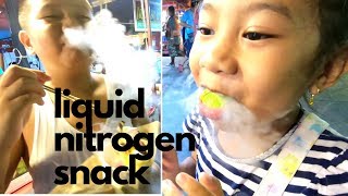 liquid nitrogen snack!!!!!!