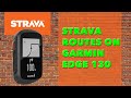 How to Upload Routes from Strava to Garmin Edge 130