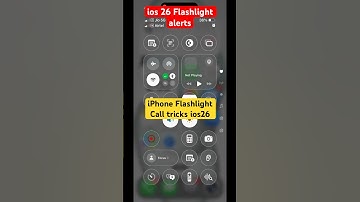 iOS26 flashlight alert #shortsfeed iPhone flashlight call tricks #iphoneflashlight iPhone call flash