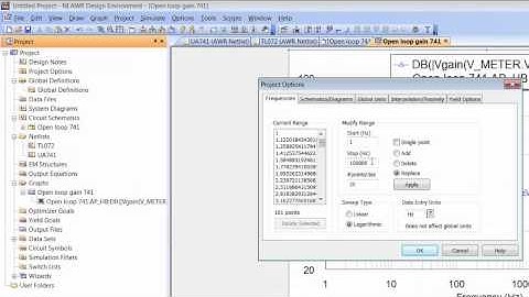 Electronics 1 - AWR DE Tutorial 7 - Frequency response of op-amps and amplifiers