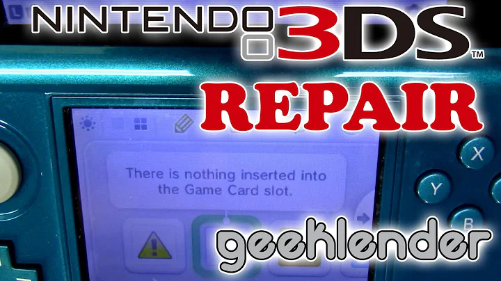 Nintendo 3DS Game Card Slot Repair - Brad Tratzinski