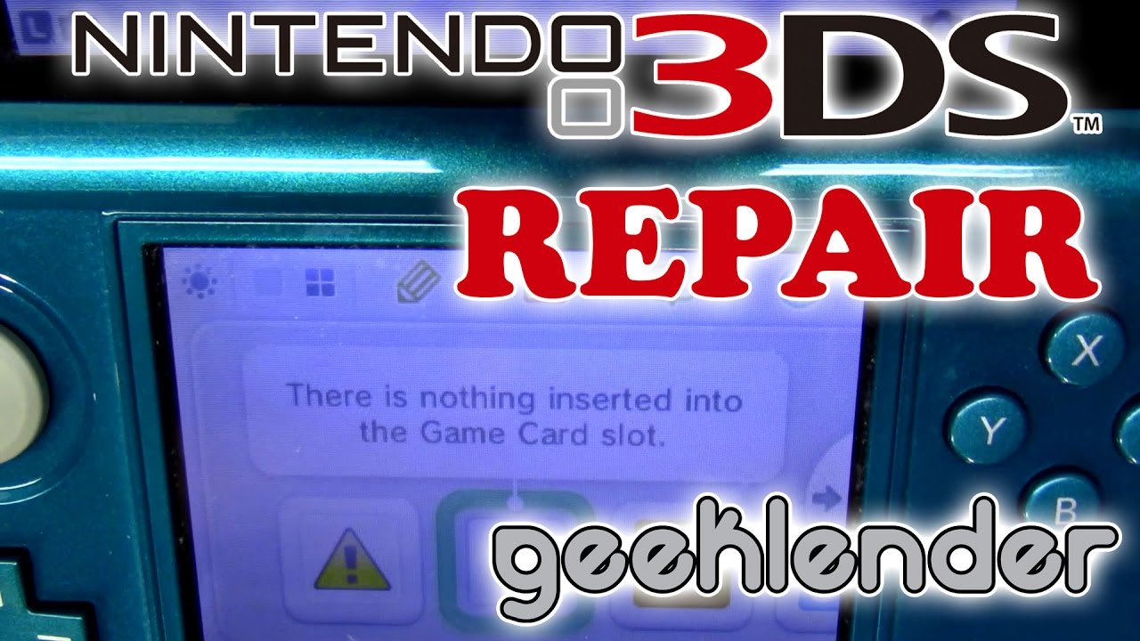 Nintendo 3ds Game Card Slot Repair Brad Tratzinski Youtube