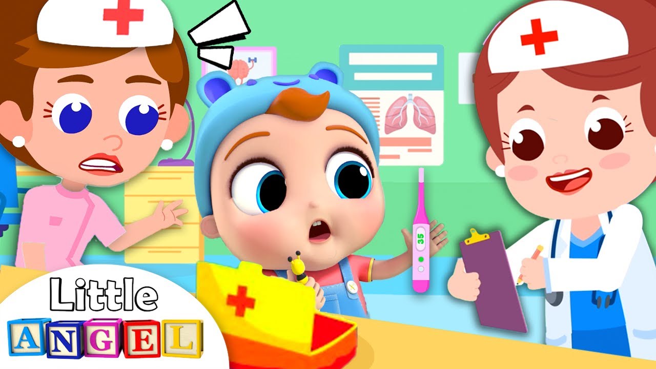 Baby Visits the Hospital | Doctor Song | Kids Songs by Little