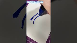 Starting Posca Paint 💧 Markers #shorts #satisfying #art
