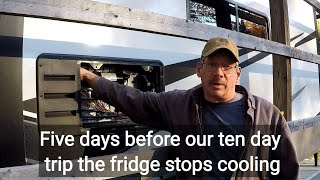 Dometic RM 1350 fridge not cooling