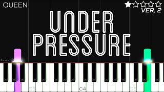 Queen - Under Pressure | EASY Piano Tutorial