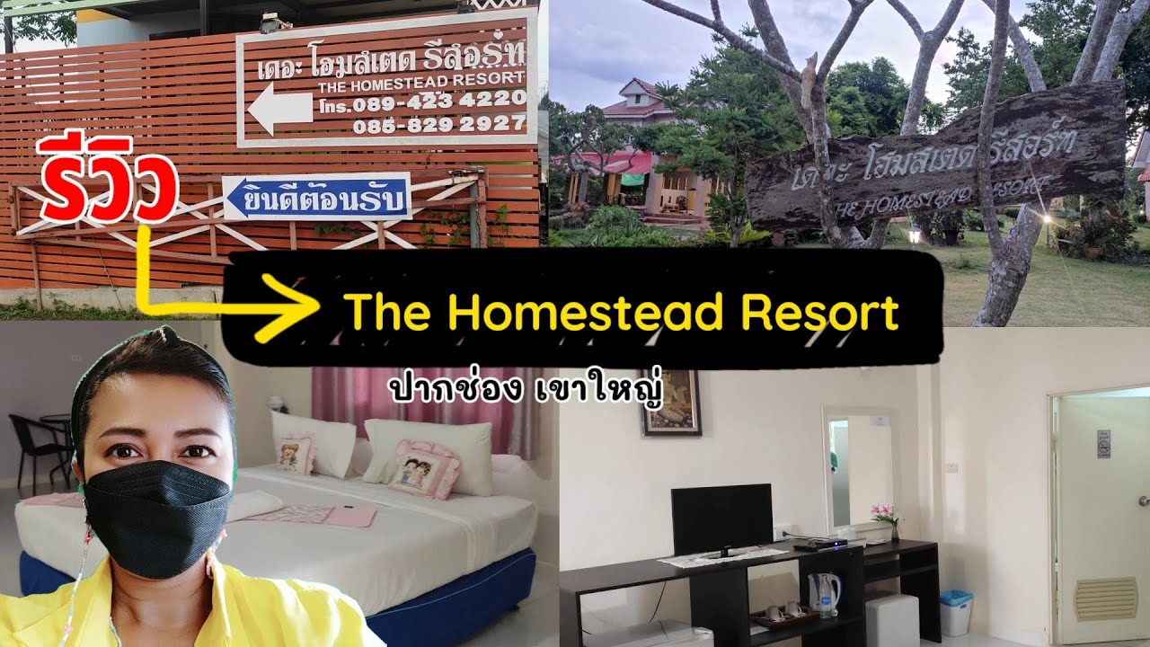 รีวิว The homestead resort ที่พักปากช่อง ราคาถูกแถมบรรยากาศดีมากๆ ฟินกับอากาศยามเช้า - YouTube