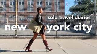 Solo Travel in New York City. Feeling free and exploring the city on my own terms.