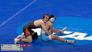 Full 157lbs Hunter Willits (Oregon State) vs Dazjon Casto (The Citadel) Guide