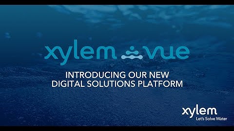 The utility of the future starts with Xylem Vue digital solutions