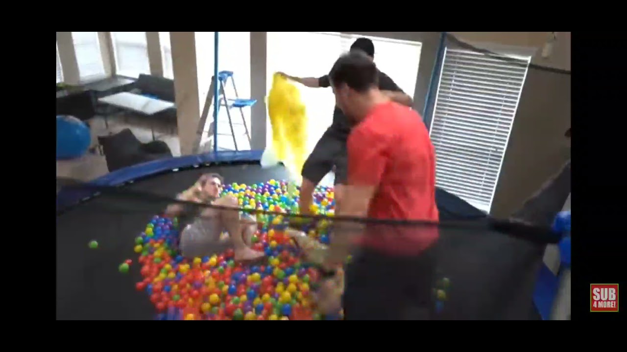 When Unspeakable Gets The Ball Pit Balls (REUPLOAD) YouTube