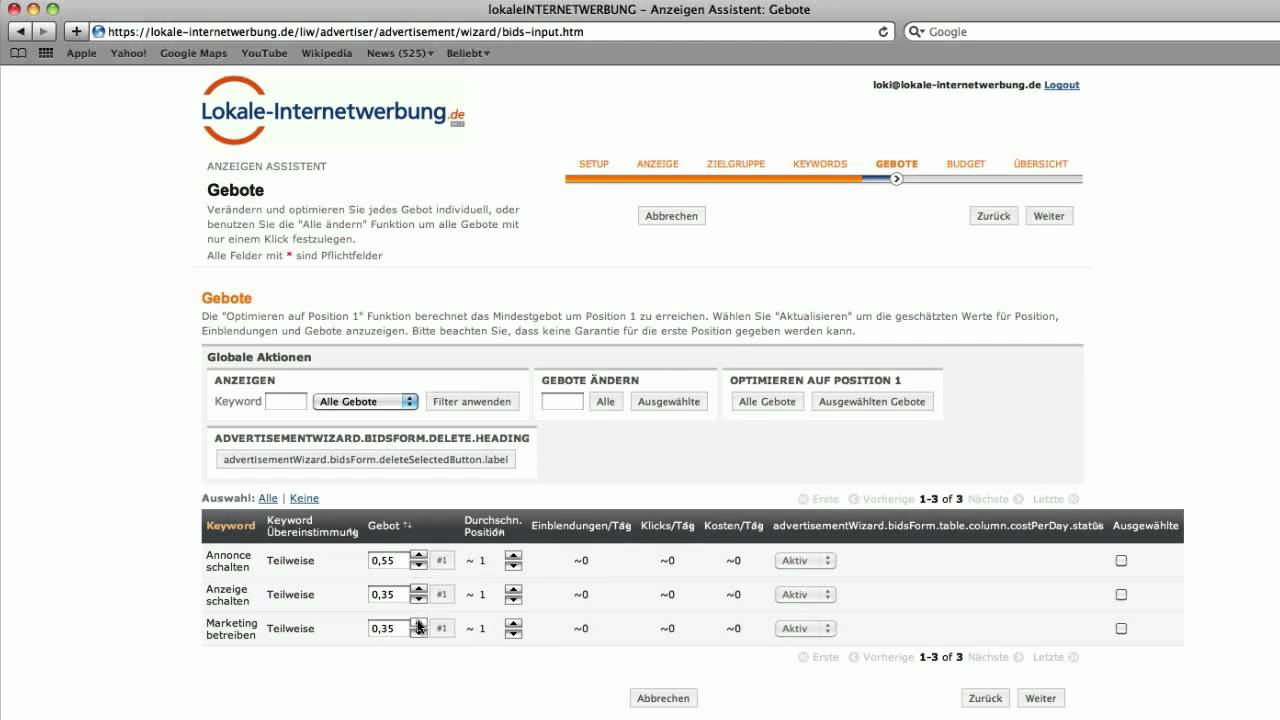 Loki erklärt Lokale-internetwerbung