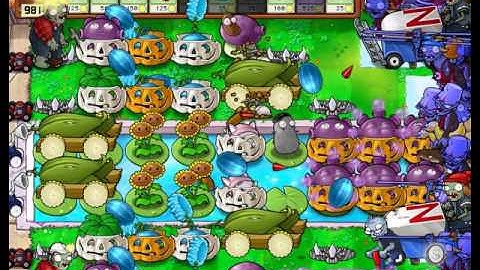 Plants Vs Zombies | Survival Endless 4 Cob Strategy