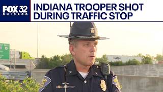 Indiana trooper shot, suspect killed in gunfight during I-80/94 traffic stop