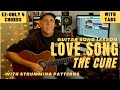 Love Song by The Cure Keyboards for Guitar Song Lesson with Licks n Tabs