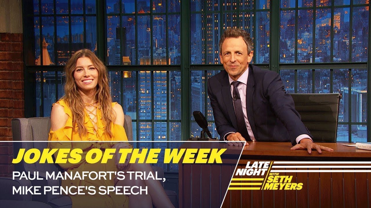 bill hader the office Seth's Favorite Jokes of the Week: Paul Manafort's Trial, Mike Pence's Speech