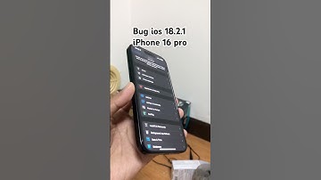 Bug after update to ios 18.2.1
