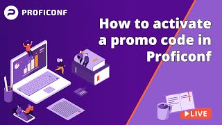 How to activate a promo code in Proficonf screenshot 4