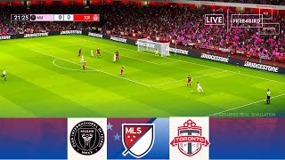 INTER MIAMI VS TORONTO FC | MAJOR LEAGUE SOCCER 23 | .SIMULATION & PREDICTION #messi