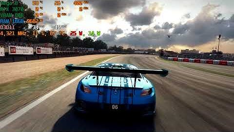 ASUS TUF A15 RTX 3070 GRID Autosport Benchmark & Attract Mode Vega 8