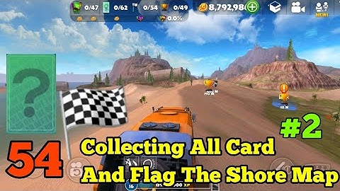 Collecting All Card And Flag The Shore Map #2 - Off The Road- The Shore Open Driving Simulator