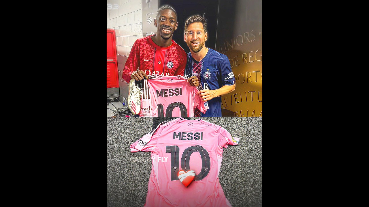 Dembele respect for messi 🤩❤‍🩹 || 
