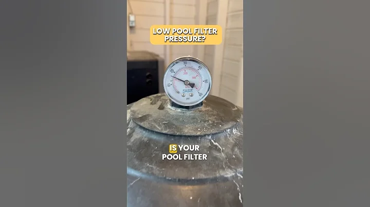 LOW Pool Filter PRESSURE? (Quick Fix) 🔧