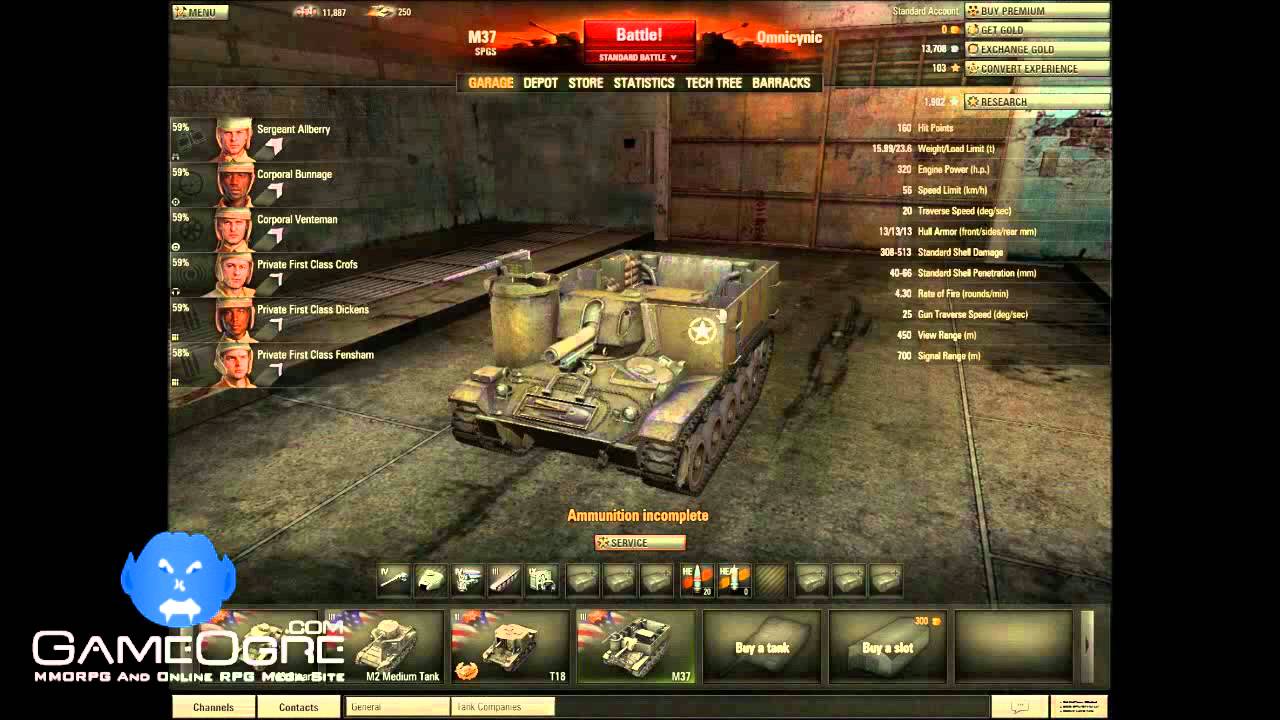 World of Tanks Review and Gameplay by GameOgre