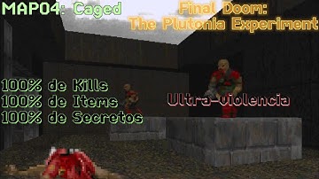 The Plutonia Experiment - MAP04: Caged (Ultra-violencia 100%: Kills, Secretos, Items)