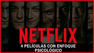 4 Mejores Peliculas Psicologicas que te dejaran pensando NETFLIX! Psicología