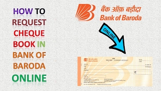 In this video i will show you how to request order for a cheque book
bank of baroda using internet banking platform . watch my full learn
...