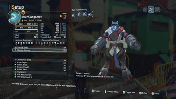 Digimon Story Time Stranger Gaogamon Digivolution to MachGaogamon