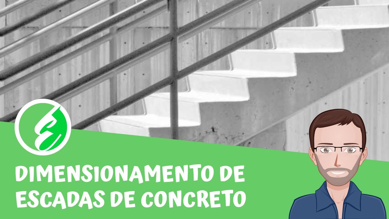 Como dimensionar escadas usuais de concreto armado [Exercício]