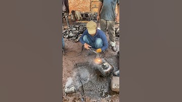 That Most Rare AC Compressor Recycle and Casting | Top recycling video #shorts #satisfying