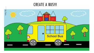 Year 2 ICT - Using MS PAINT tools to create a School Bus