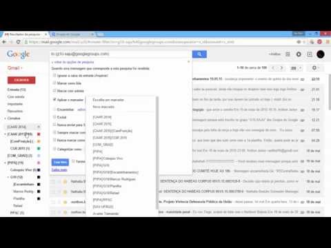 Como Criar um Filtro no G-Mail