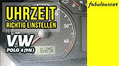 Uhr stellen (VW, Seat, Skoda...) - YouTube