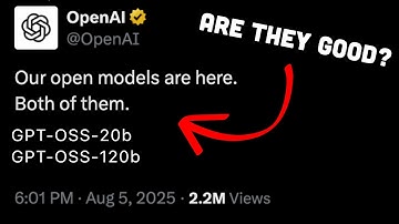 OpenAI FINALLY Goes Open... 2 NEW models (they