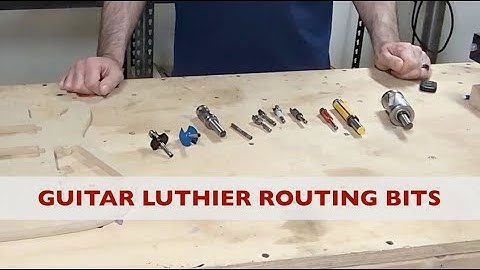 Guitar Luthier Routing Bits